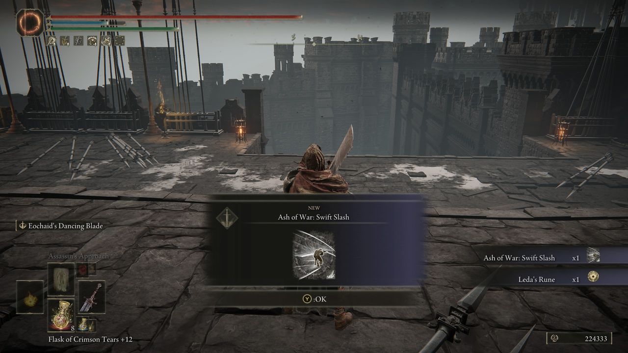 Elden Ring Hornsent quest - Swift Slash