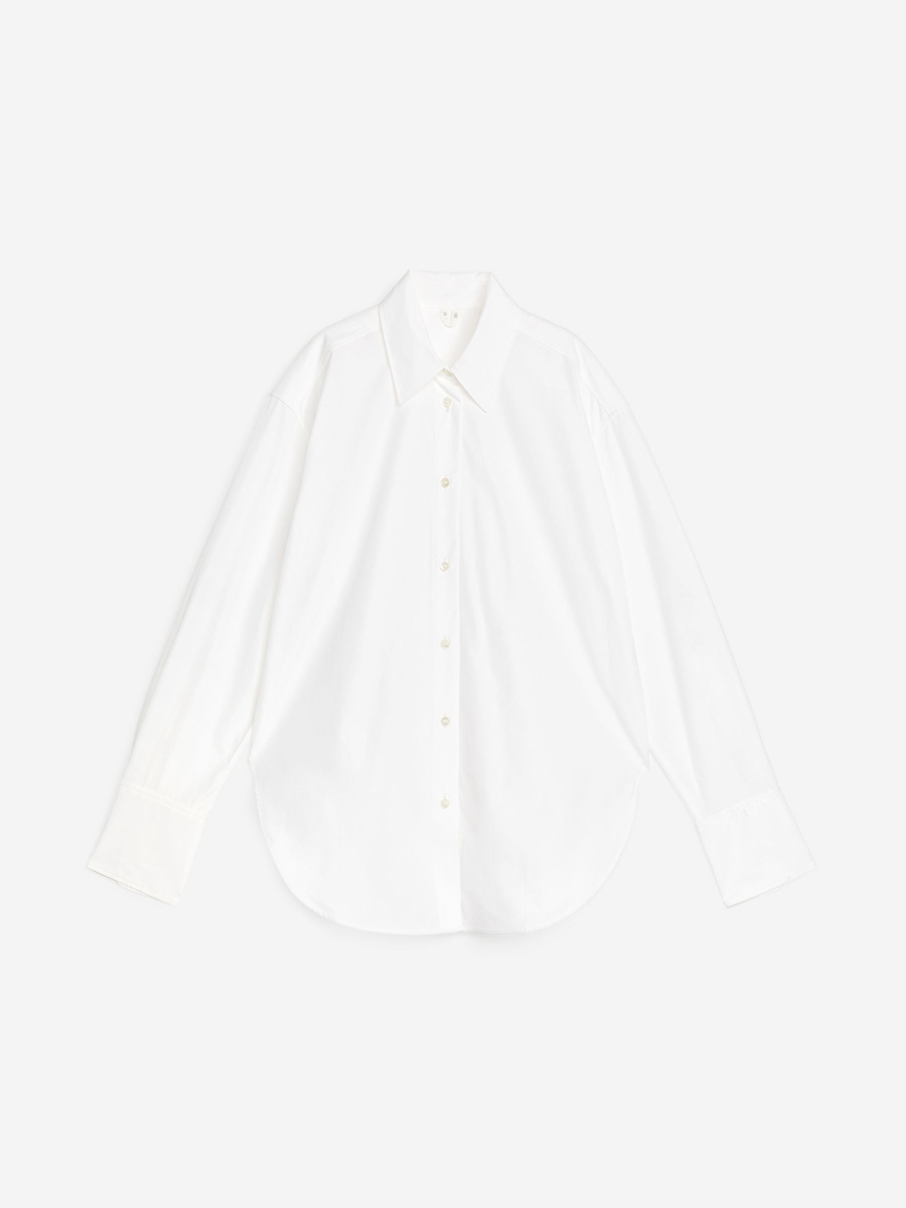 Relaxed-Fit Poplin Shirt – White – Women – Arket Gb