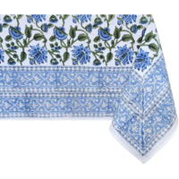 ATOSII Taj 100% Cotton Hand Block Print Floral Rectangle Table Cloth | Was $52.99now  at Amazon