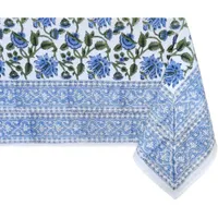 ATOSII Taj 100% Cotton Hand Block Print Floral Rectangle Table Cloth | Was $52.99now  at Amazon