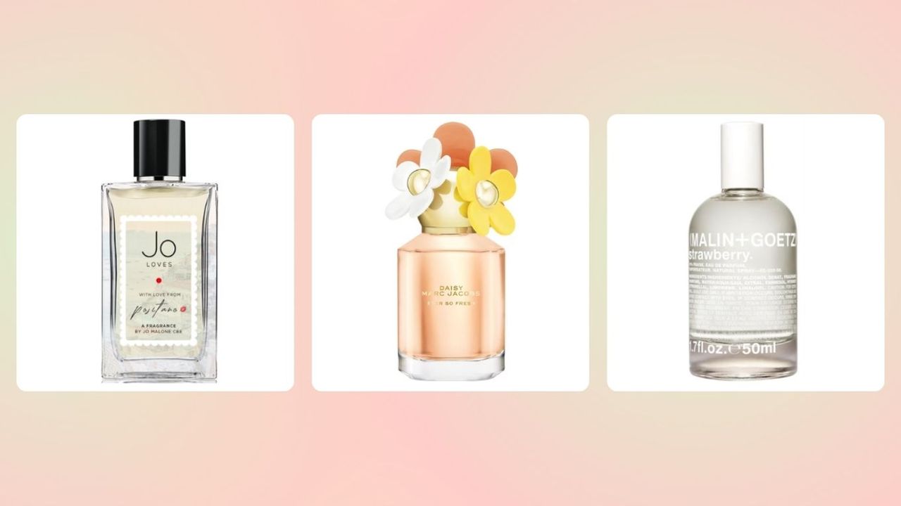 the best fruity perfumes including Jo Loves, Malin &amp; Goetz and Marc Jacobs