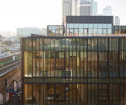 exterior of the black & white building in london