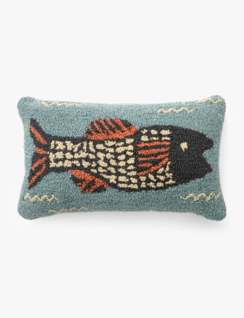 Poisson Indoor/outdoor Pillow