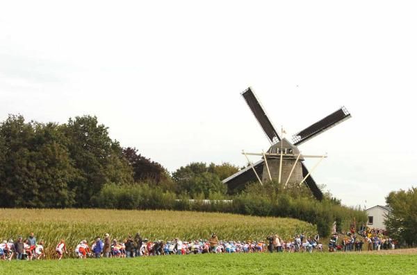 The windmill is a landmark on the circuit