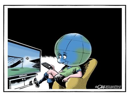 Editorial cartoon World Cup
