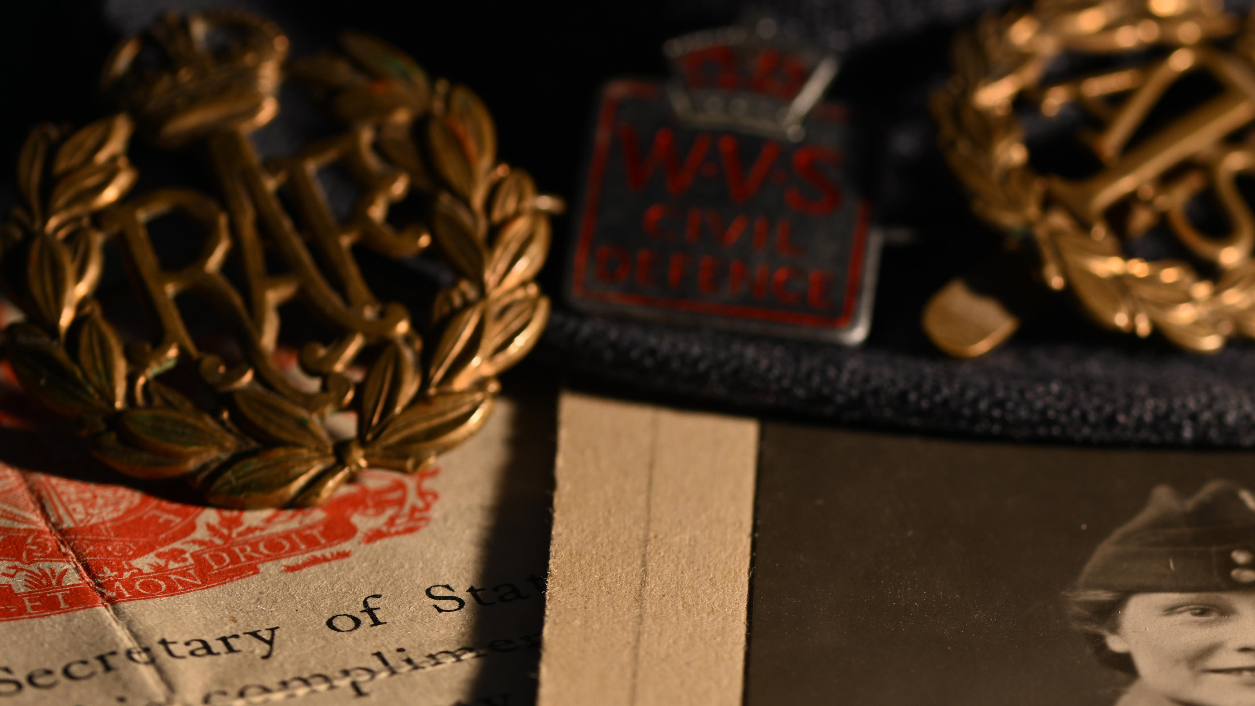 The single light source was too harsh and left the WVS badge in shadow