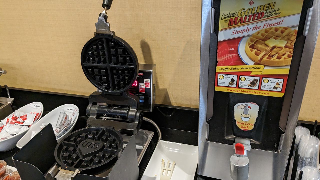 Best Western Plus waffle maker