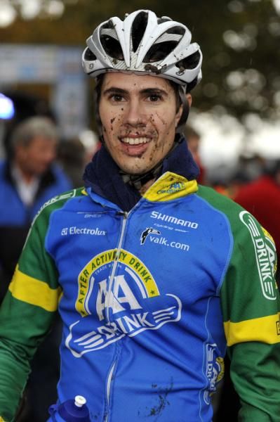 Tom van den Bosch (AA Drink Cycling Team) looks pleased with his 12th place finish.