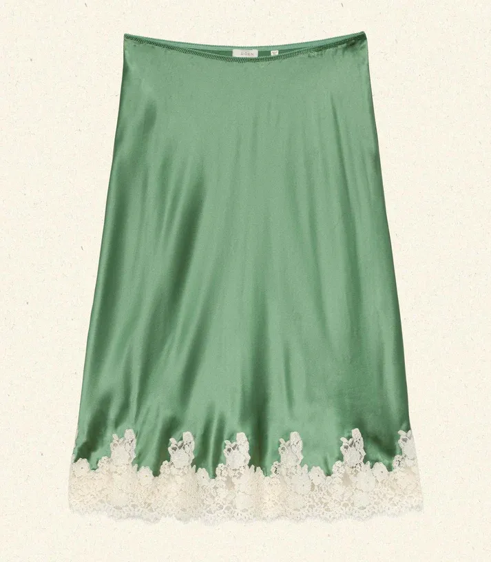 DÔEN, Elowena Skirt -- Peridot