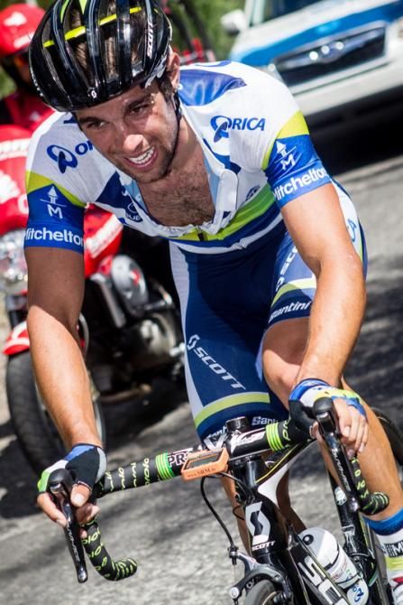Michael Matthews (Orica-GreenEdge) led up the first part of the final climb.