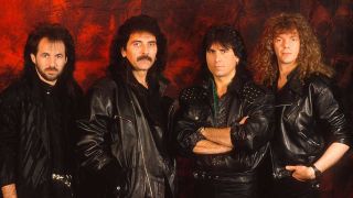 Black Sabbath group studio portrait