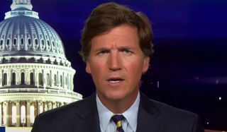 Tucker Carlson speaking on Tucker Carlson Tonight.