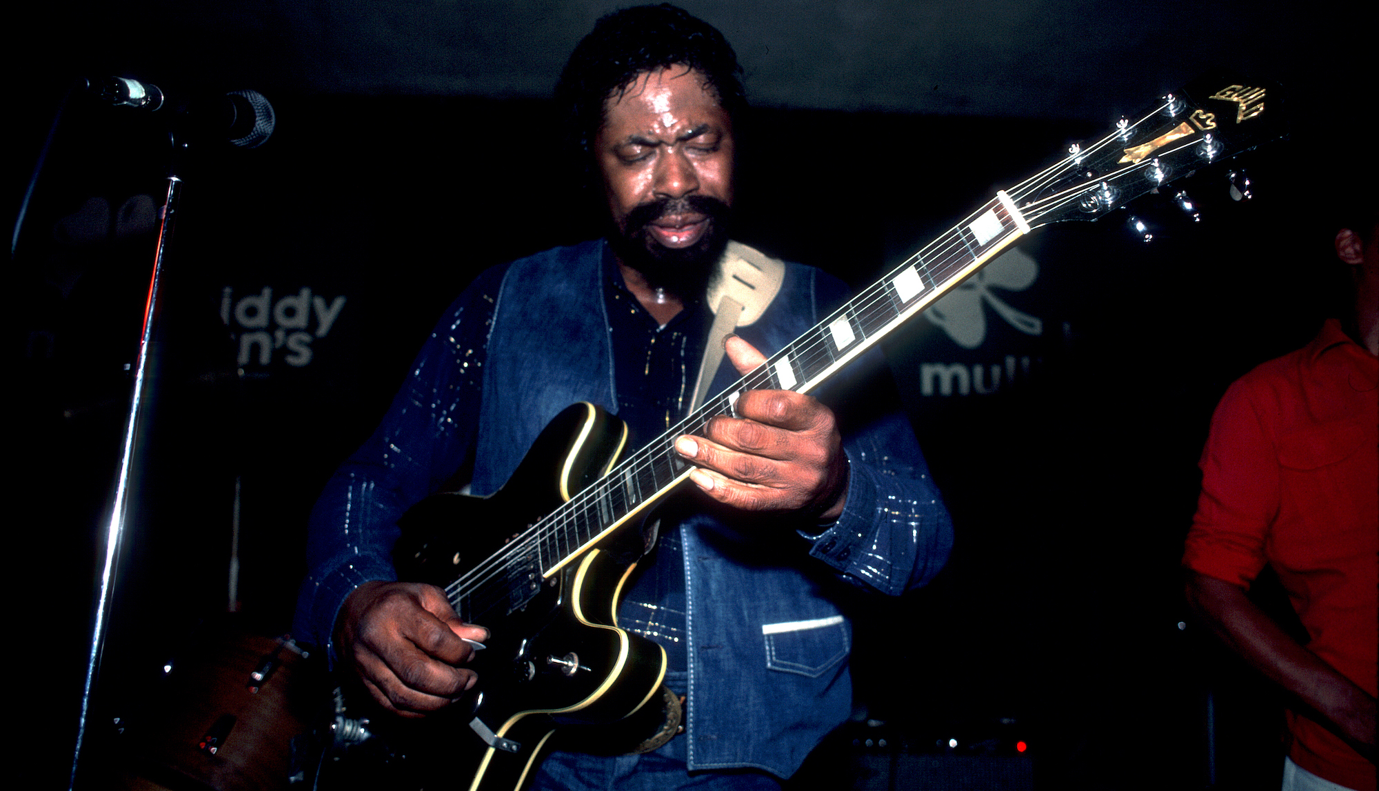 Son Seals performs onstage at Biddy Mulligan&#039;s nightclub in Chicago Illinois on August 17, 1984