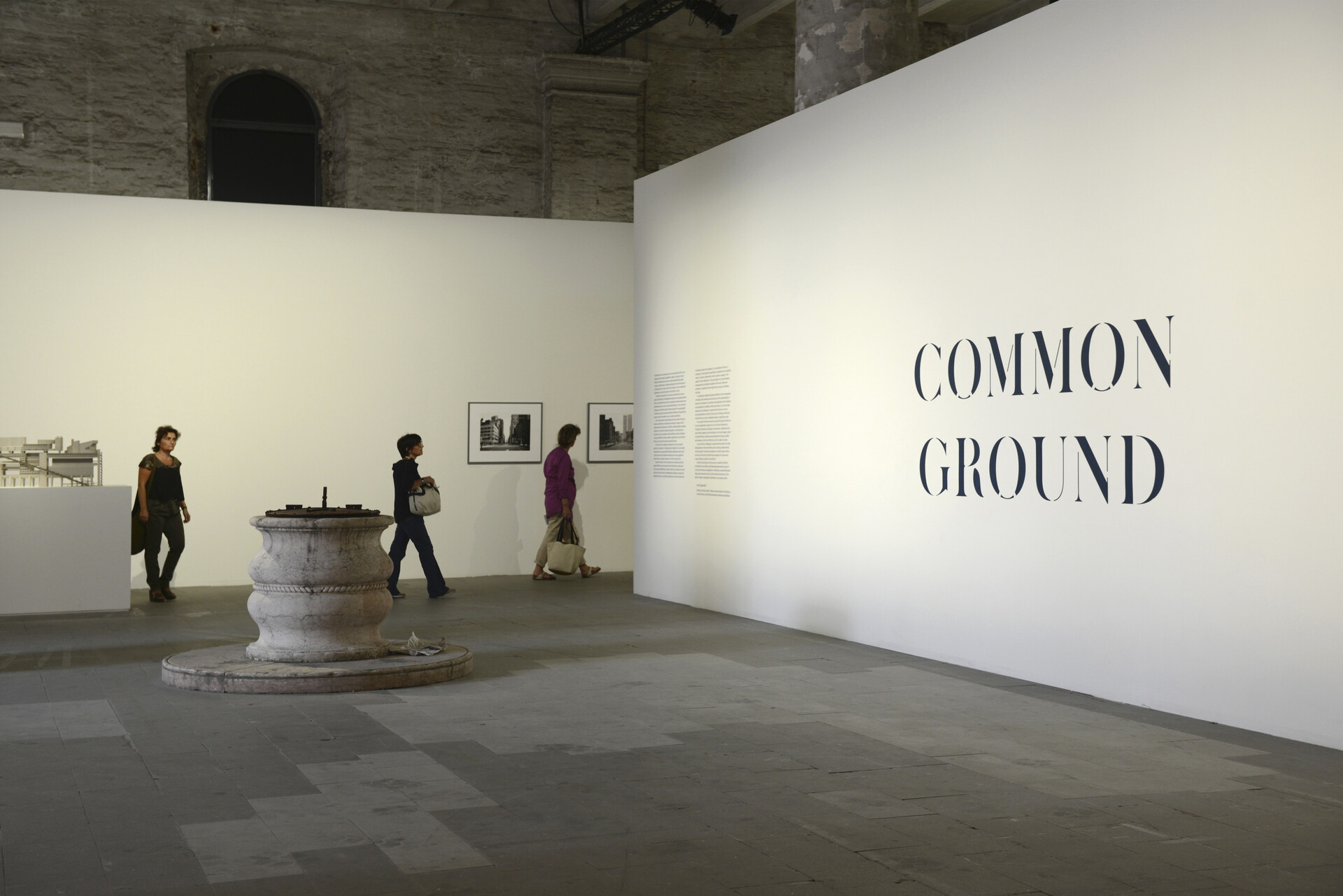 Exhibition display at the 2012 Venice Architecture Biennale
