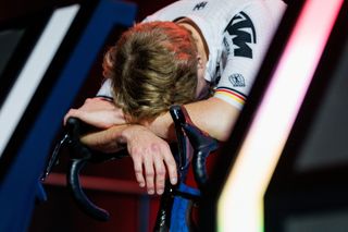 Scenes from the live 2024 UCI Cycling Esports World Championship final