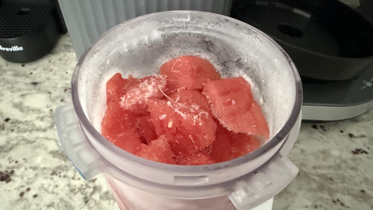 Ninja Creami watermelon sorbet