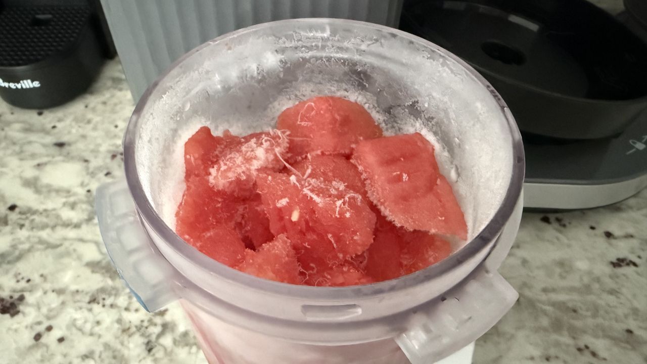 Ninja Creami watermelon sorbet