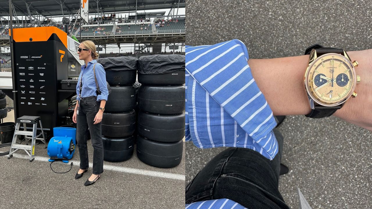 Indy 500 racing fashion.