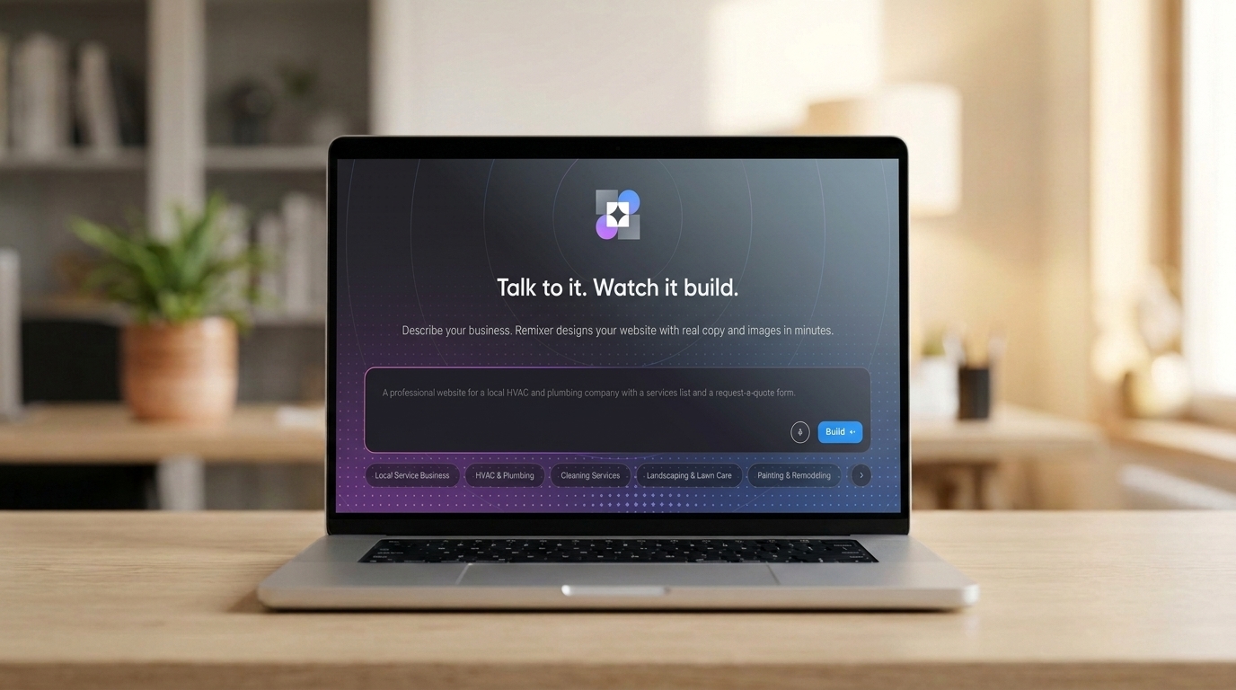 Remixer app on a macbook