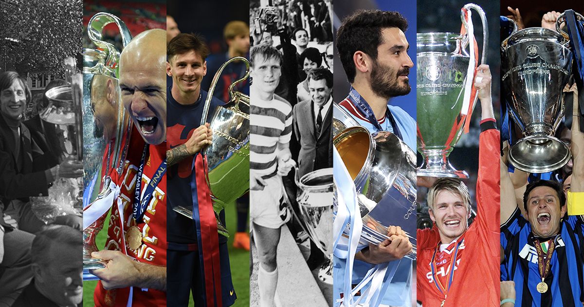 Champions League winners over the years