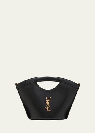 Mini YSL Top-Handle Bag in Leather