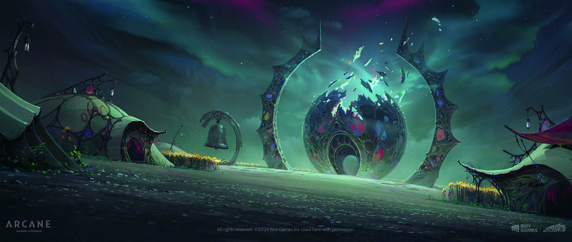 Artwork from Arcane season 2