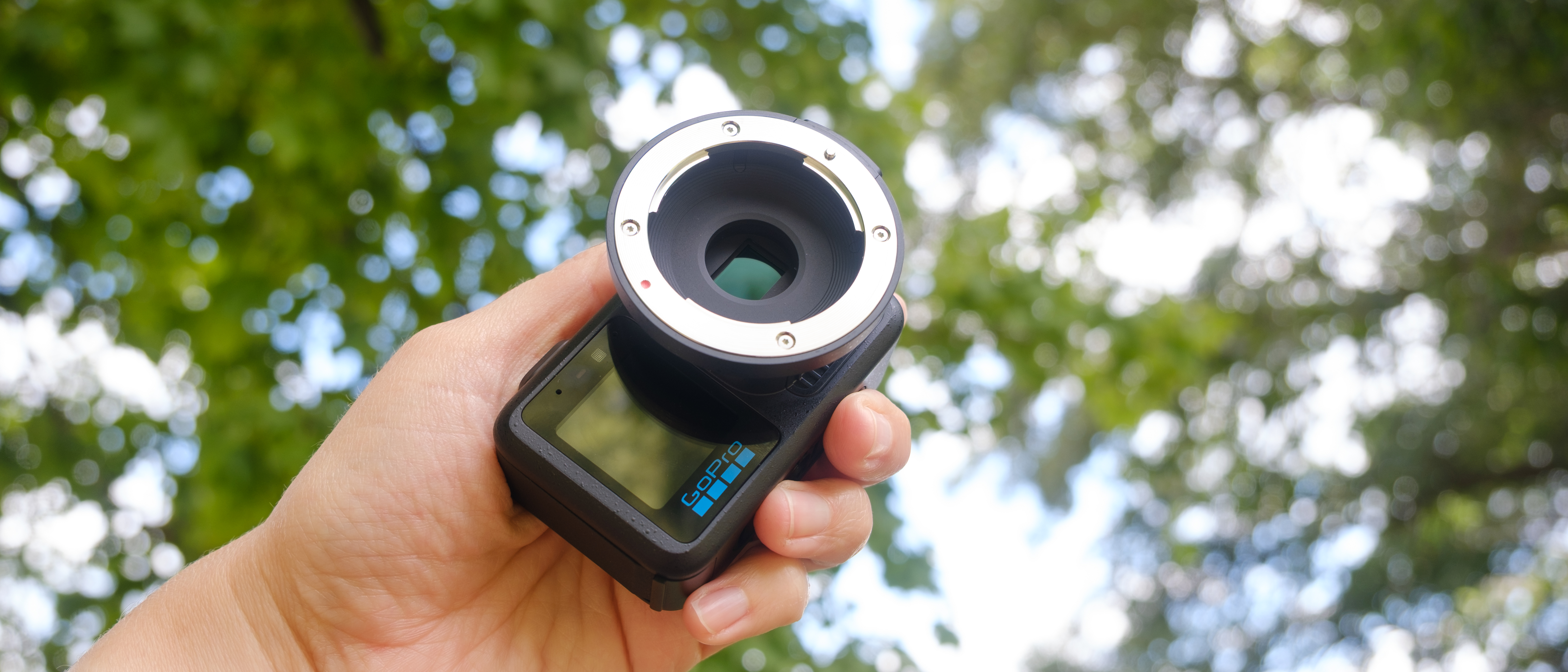 The GoPro Mission 1 Pro ILS mirrorless camera