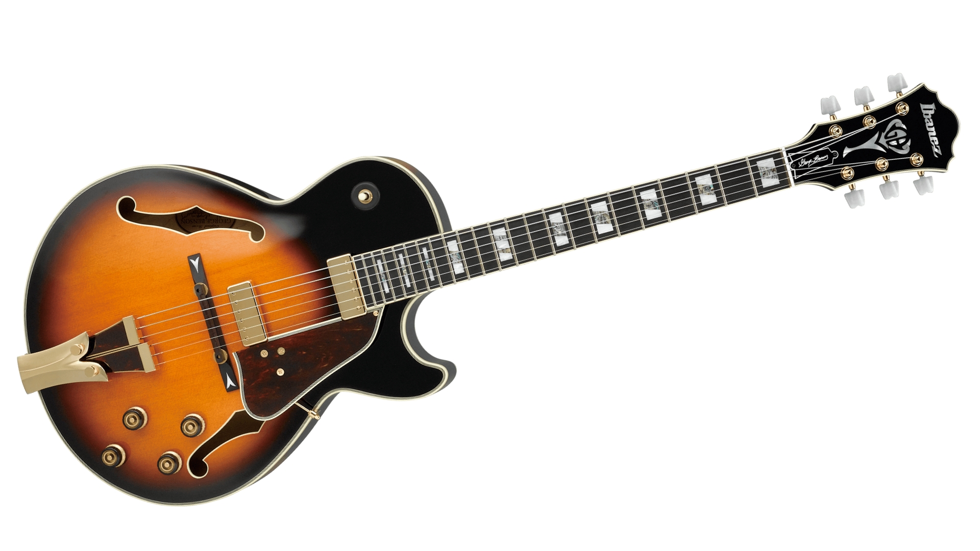 An Ibanez George Benson Signature GB10 jazz guitar