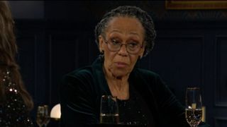 Veronica Redd as Mamie being confronted in The Young and the Restless