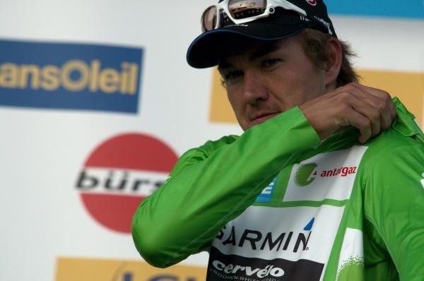 Heinrich Haussler (Garmin-Cervelo) in green