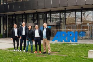 Christian Richter, Managing Director ARRI; Frank Eischet, CFO Riedel; David Bermbach, Managing Director ARRI; Thomas Riedel, Group CEO Riedel; Christoph Stahl, Member of the ARRI founding family