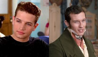 Justin Walker as Christian in Clueless and Callum Turner as Frank Churchill in Emma
