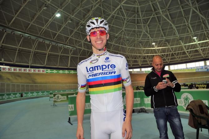 Rui Costa in the Velodromo di Montichiari