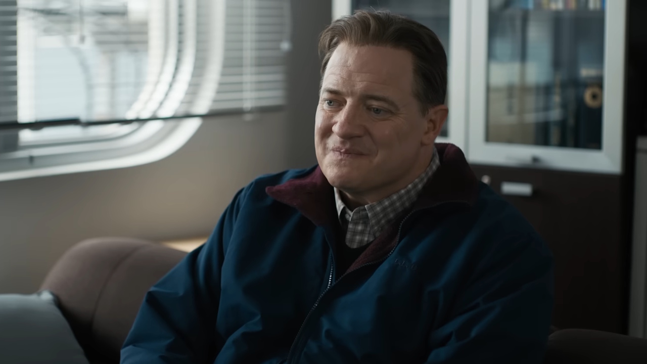 Brendan Fraser as Phillip in Rental Family.