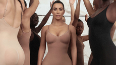 Kim Kardashian and other models wearing shapewear from SKIMS