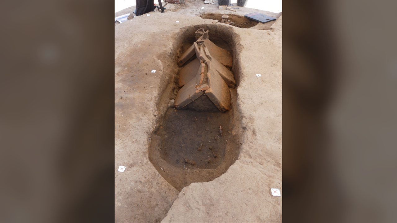 French archaeologists uncover 'vast Roman burial area' with cremation graves 'fed' by liquid offerings