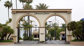 Melrose gate at Paramount in Los Angeles