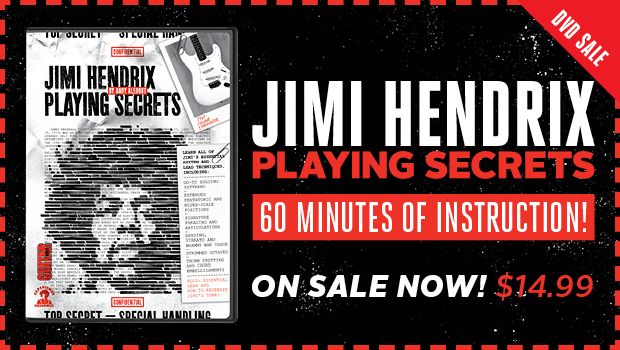 Jimi Hendrix Playing Secrets: New Guitar World DVD on Sale Now
