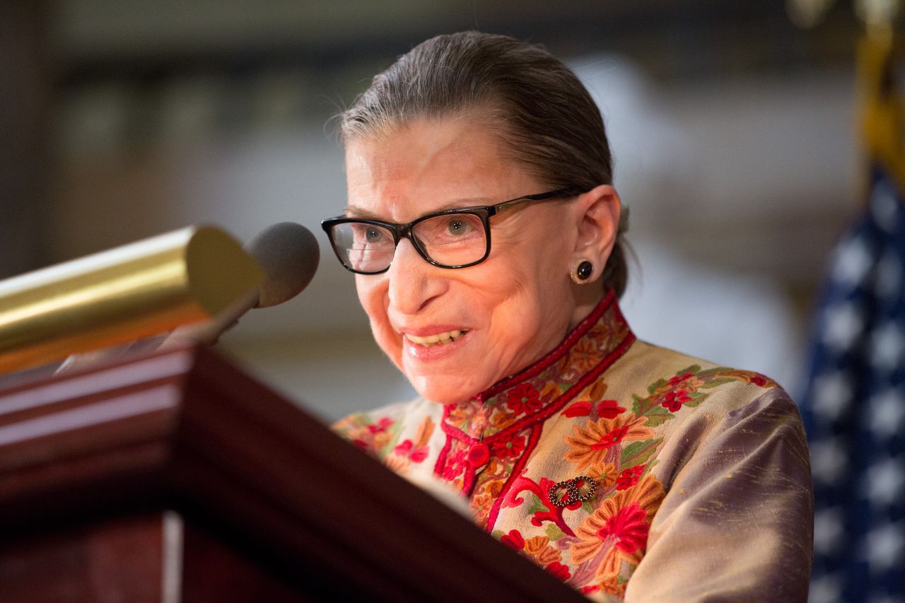 Supreme Court Justice Ruth Bader Ginsburg.