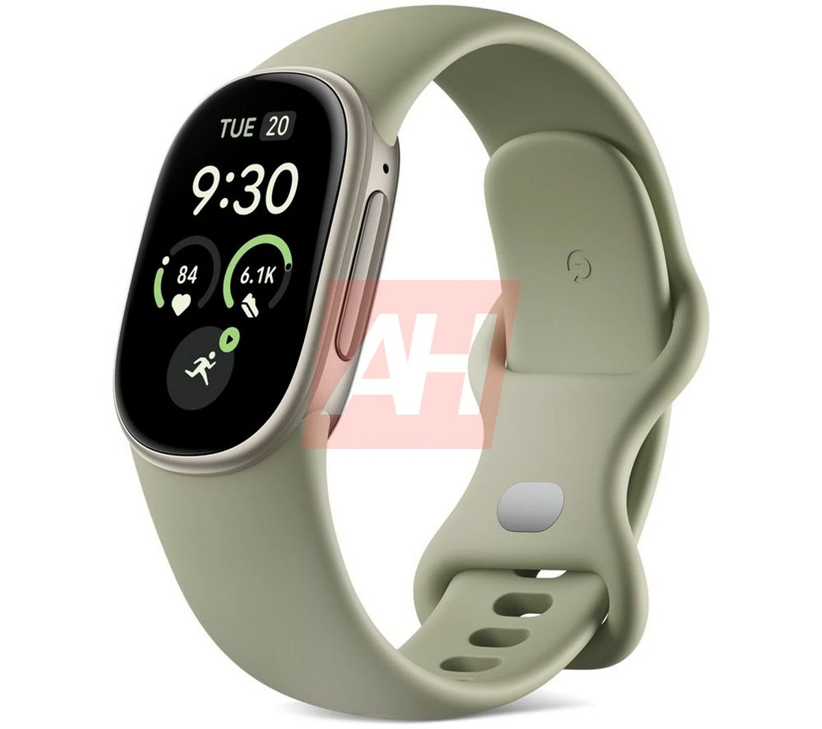 Leaked media renders of the Google Fitbit Edge.