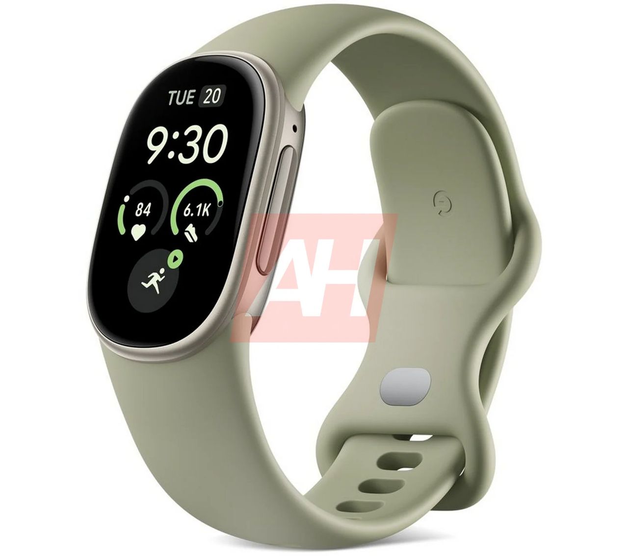 Leaked media renders of the Google Fitbit Edge.