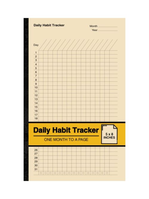 Daily Habit Tracker: Habit Tracking Notebook