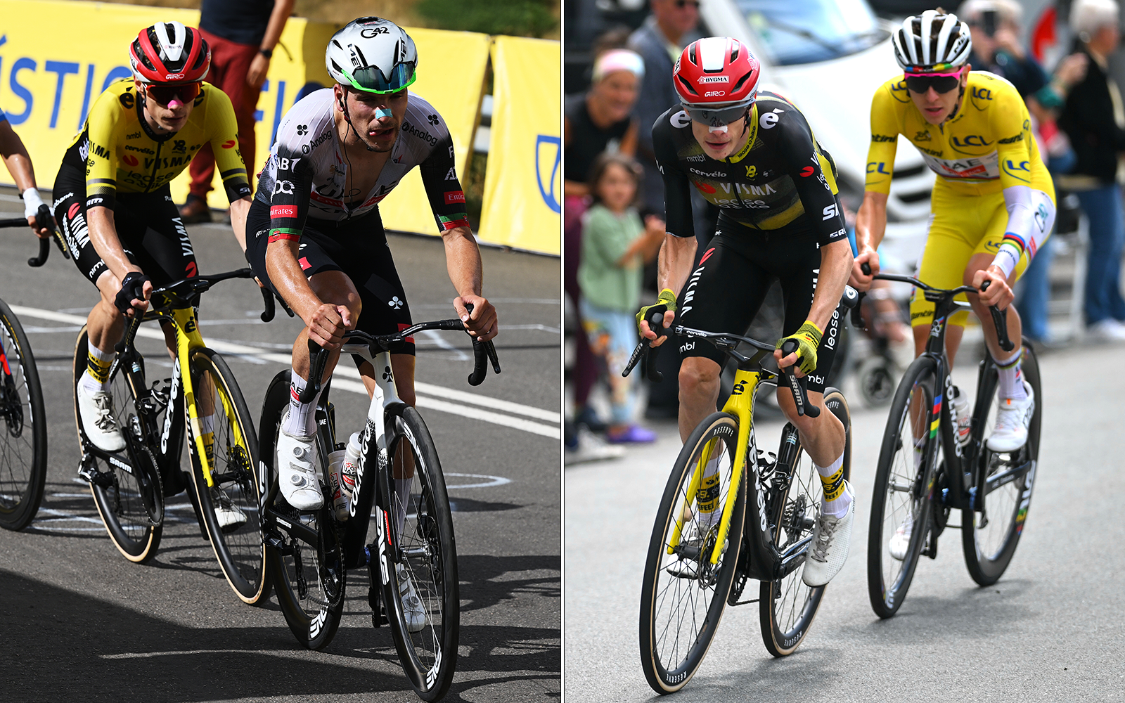 UAE Team Emirates and Visma-Lease a Bike continue battles from Tour de France at Vuelta a España
