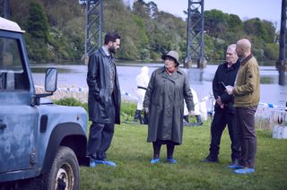 Brenda Blethyn in Vera season 14 next to the Tyne.