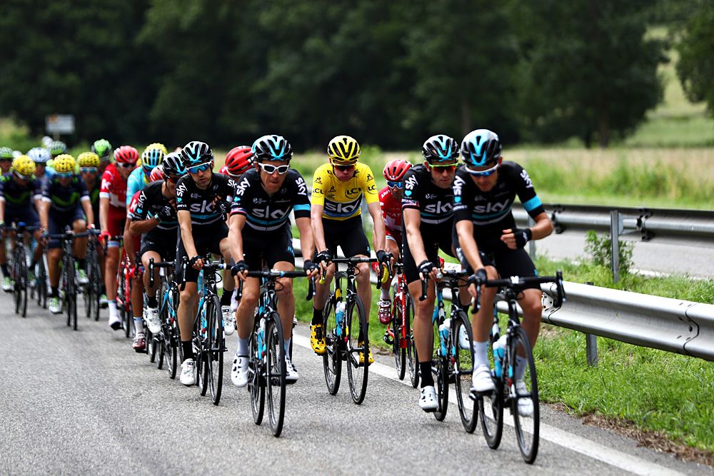 Team Sky - Tour de France stage 10 from Escaldes-Engordany to Revel