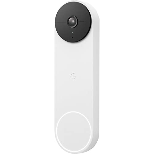 Google Nest Doorbell (battery) - Wireless Doorbell Camera - Video Doorbell - Snow