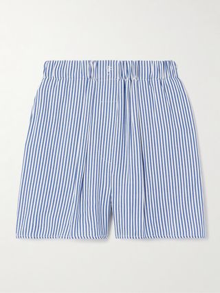 Lui Striped Twill Shorts
