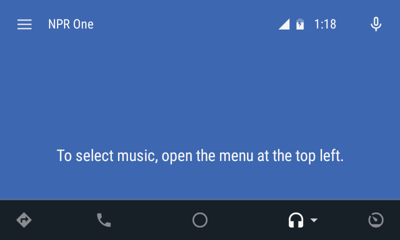 NPR One on Android Auto