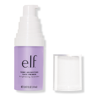 uncapped Brightening Lavender Face Primer on a gray background
