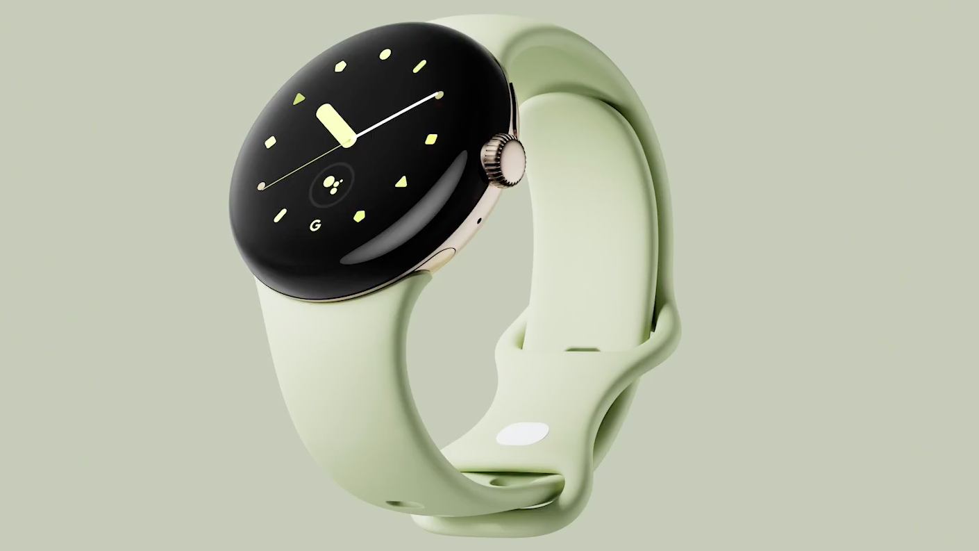 a render image of the Google Pixel Watch